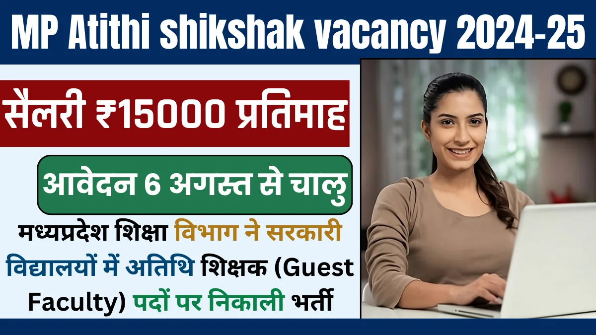 MP Atithi shikshak vacancy 2024